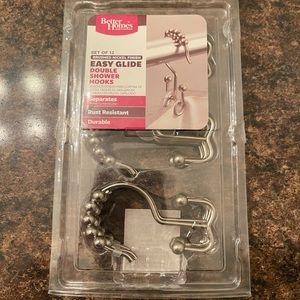 New Easy Glide double shower hooks